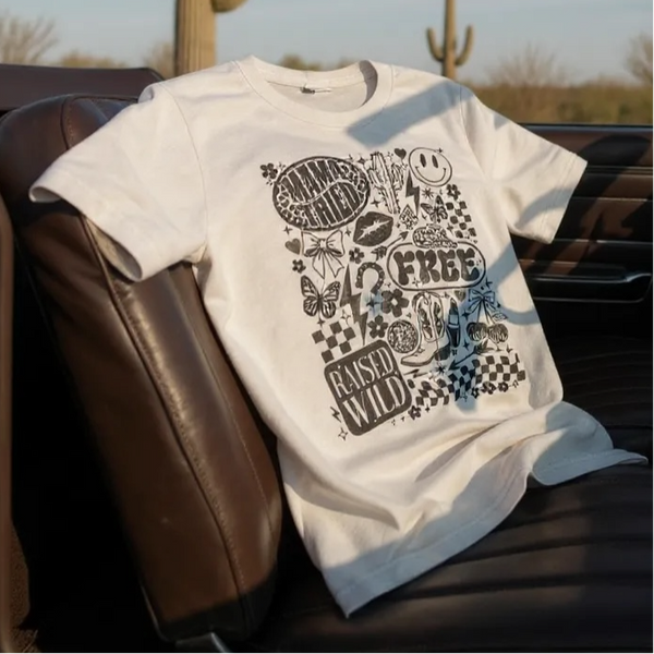 Mama Tried / Raised Wild (pick your color tee)