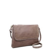 Dark Taupe Leather Crossbody