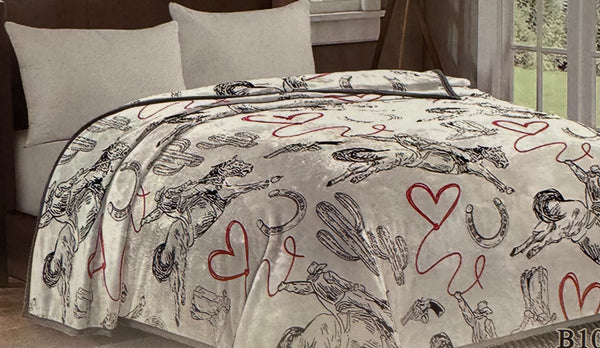 King Fleece Reversible Blankets (choose your fav design)