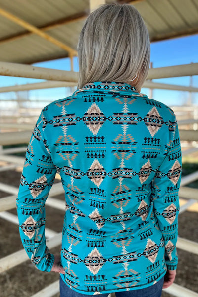 Laramie Turquoise Pullover