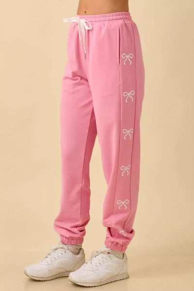 Loungewear Hoodie Set with Ribbon Detail