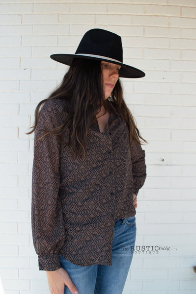 Badlands Dark Brown Top