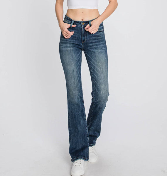Petra Mid Rise Bootcut Jeans