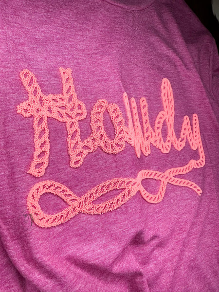 Howdy Embroidery Top