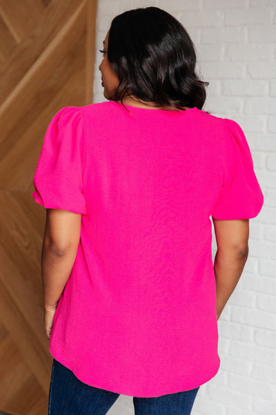 Puff Sleeve Blouse Top