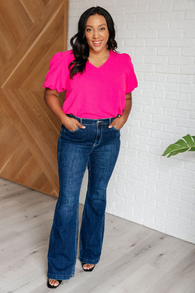 Puff Sleeve Blouse Top