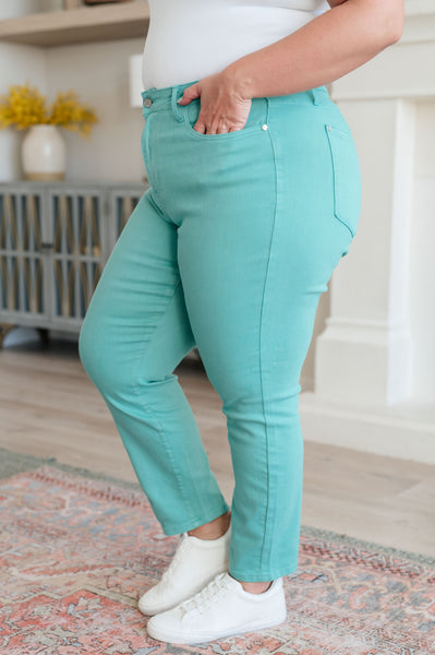Judy Blue Slim Jeans in Aquamarine