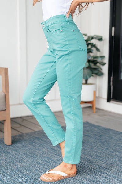 Judy Blue Slim Jeans in Aquamarine