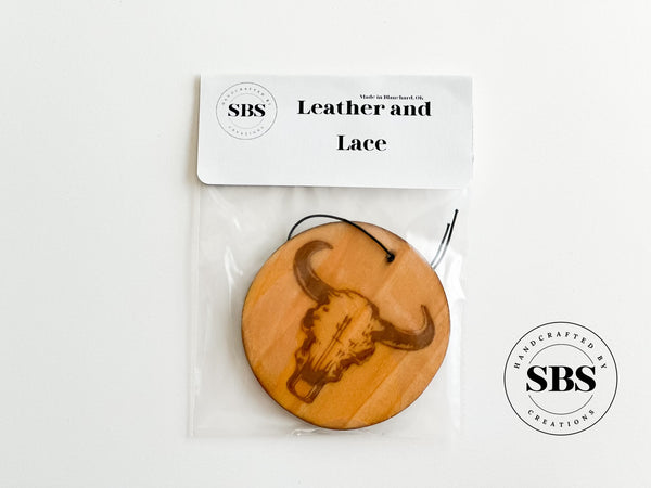 Wooden Car Freshie (scent lasts 4 weeks)