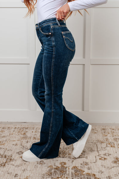 Judy Blue High Rise Control Top Boot Flare Jeans