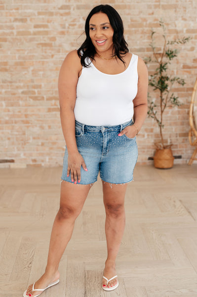 Rhinestone 4.5” Judy Blue Shorts