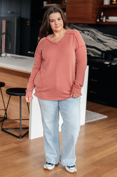 Ribbed and Pockets Top