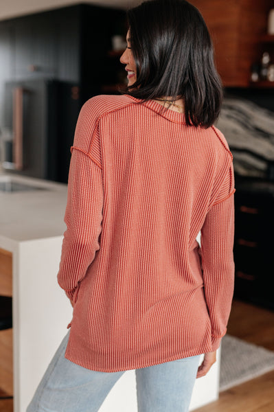 Ribbed and Pockets Top