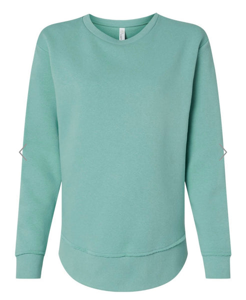 Curved Hem Sweatshirt - can be custom printed