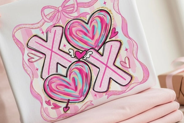 XOXO Heart Tee (pick your color tee)