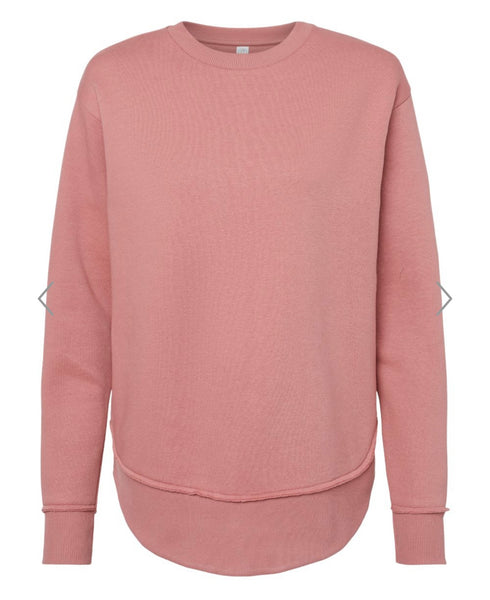 Curved Hem Sweatshirt - can be custom printed
