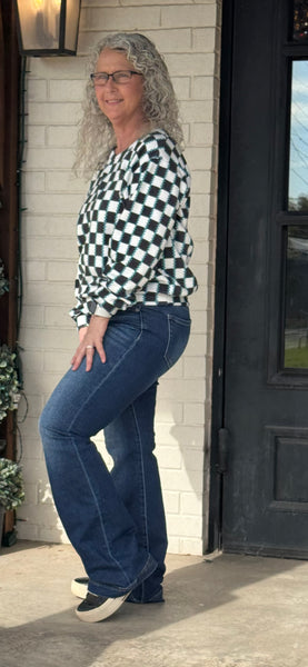 Risen J21 High Rise Boot Cut Jeans