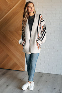 Aztec Print Cardigan