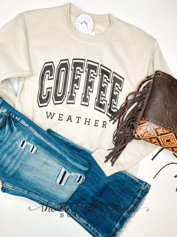 Coffee Weather Sweatshirt Top
