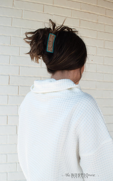 Cowl Neck White Top