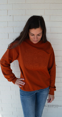 Pumpkin Spice Pullover Sweatshirt