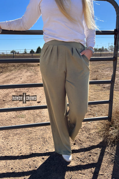 Texline Olive Trouser Bottoms