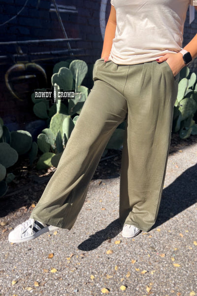 Texline Olive Trouser Bottoms