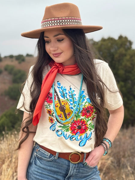 Callie Ann Stelter Bluebonnet Howdy Tee