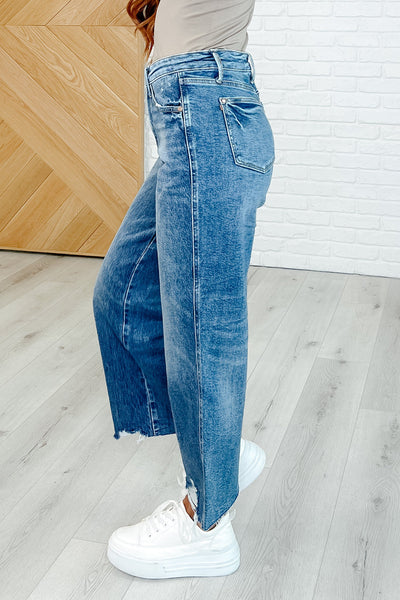 Judy Blue Rigid Magic Wide Leg Crop Jeans