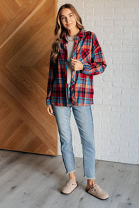 Plaid Button Up Top