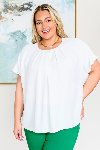 Pleat Detail Top