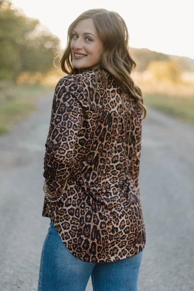 Roaring Animal Print Top