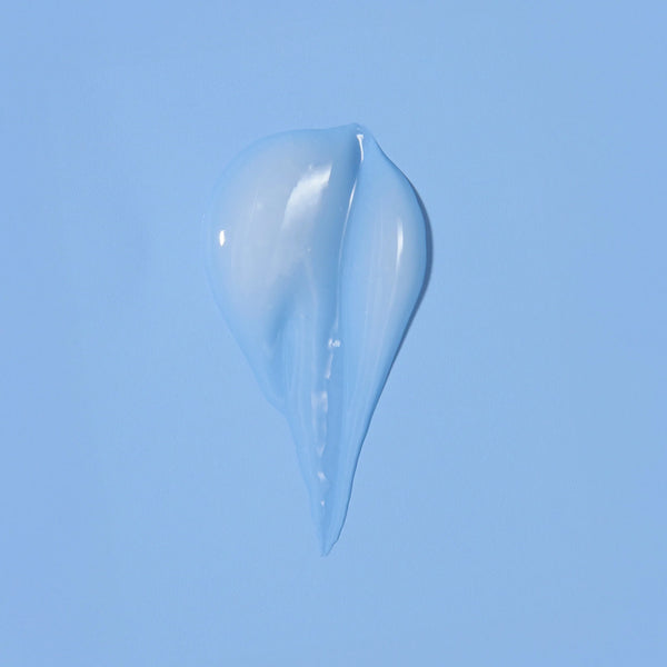 Glossy blue gel blob on a light blue backdrop representing GLP Complex