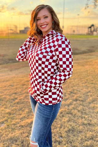 Maroon Pep Rally Pullover