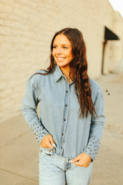 DENIM TRAILS TOP