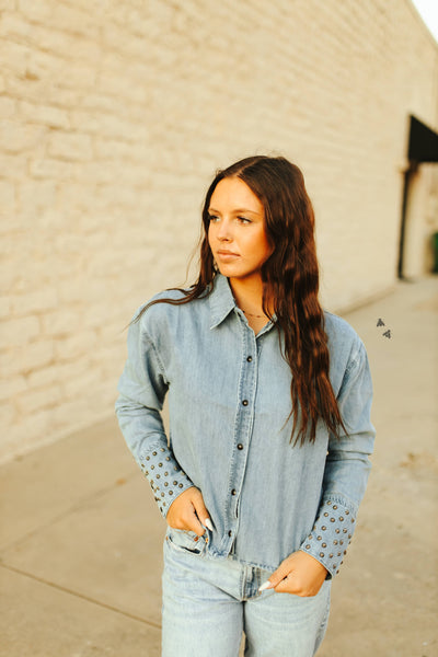 DENIM TRAILS TOP