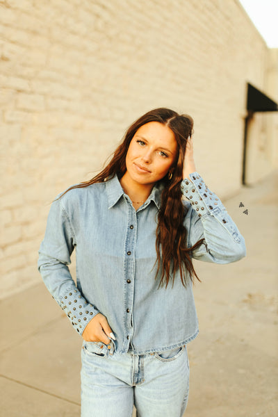 DENIM TRAILS TOP